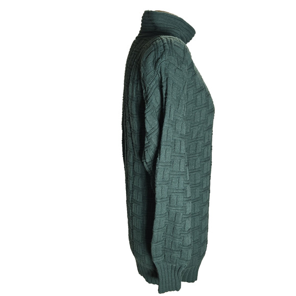 Courtney‎ Rhodes Sweater Vintage Size Small Wool Blend Basket Weave Knit Green - Picture 4 of 9